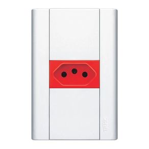 Tomada-2376-Simples-20A-Vermelho.-Modulare-Fame