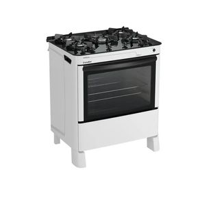 Fogao-Safira-Glass-5Q-5092-Branco-Esmaltec