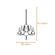 Lustre-Classico-5E14-Fume-Bronzearte