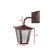 Arandela-Colonial-L1B-Marrom-Vd-Acrilico-Ideal